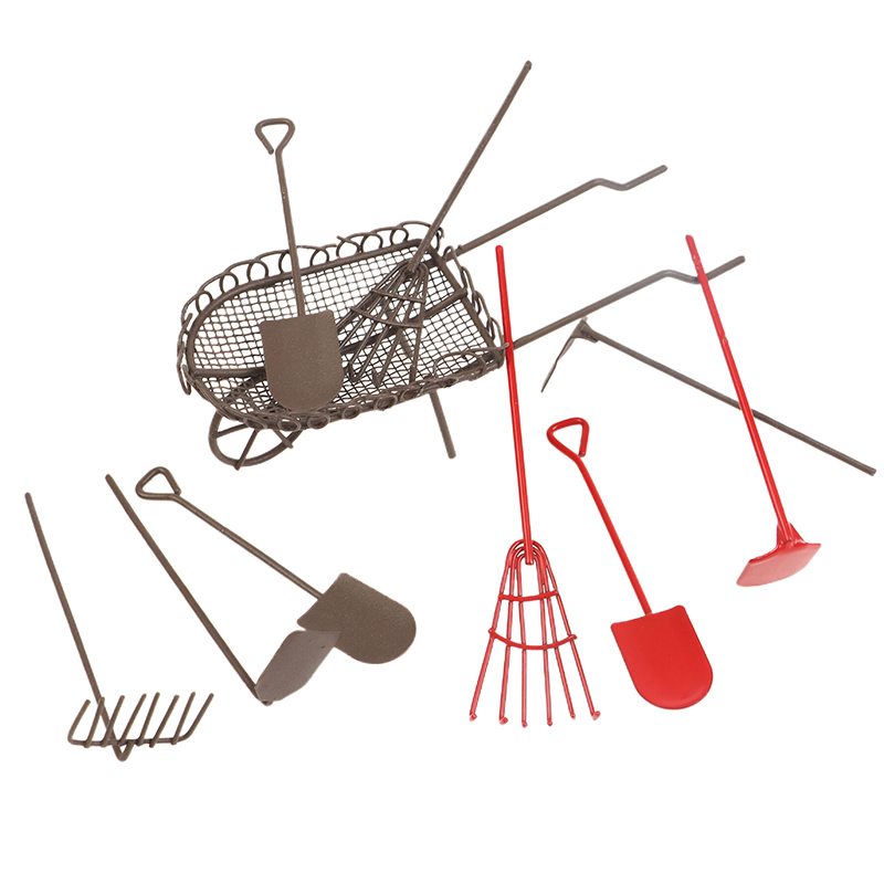 Gardening Tools Spade - 1/12 Dollhouse Simulation Garden Tools Kit