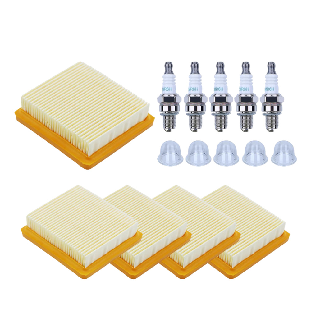 Gardening Tools B&M - for sparkplugs 5pcs Brush Cutter Filter