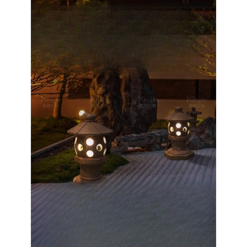 Outdoor Chinese stone lantern  - Gardening Tools B&M review and price