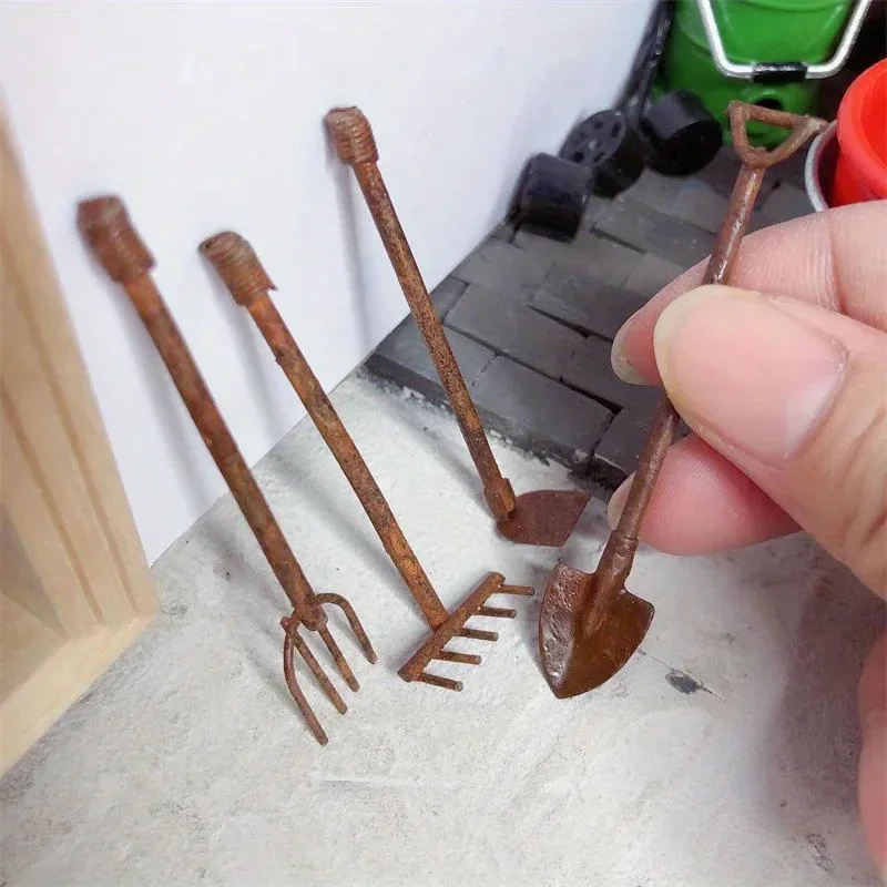 4Pcs/Pack Miniature Garden Too - Gardening Tools Combo review and price