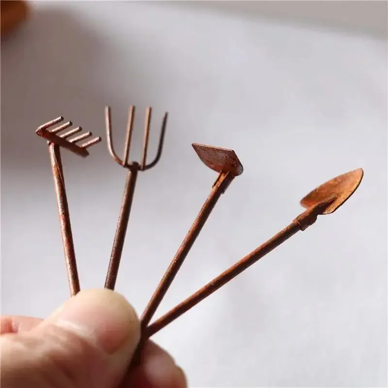 4Pcs/Pack Miniature Garden Too - Gardening Tools Combo review and price