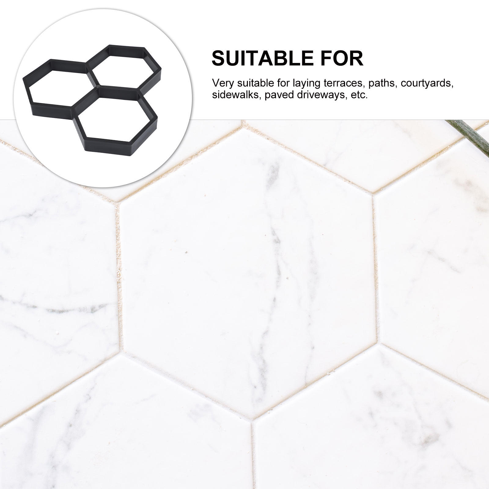 1Pcs Hexagonal Concrete Paving - Gardening Tool Diy review and price