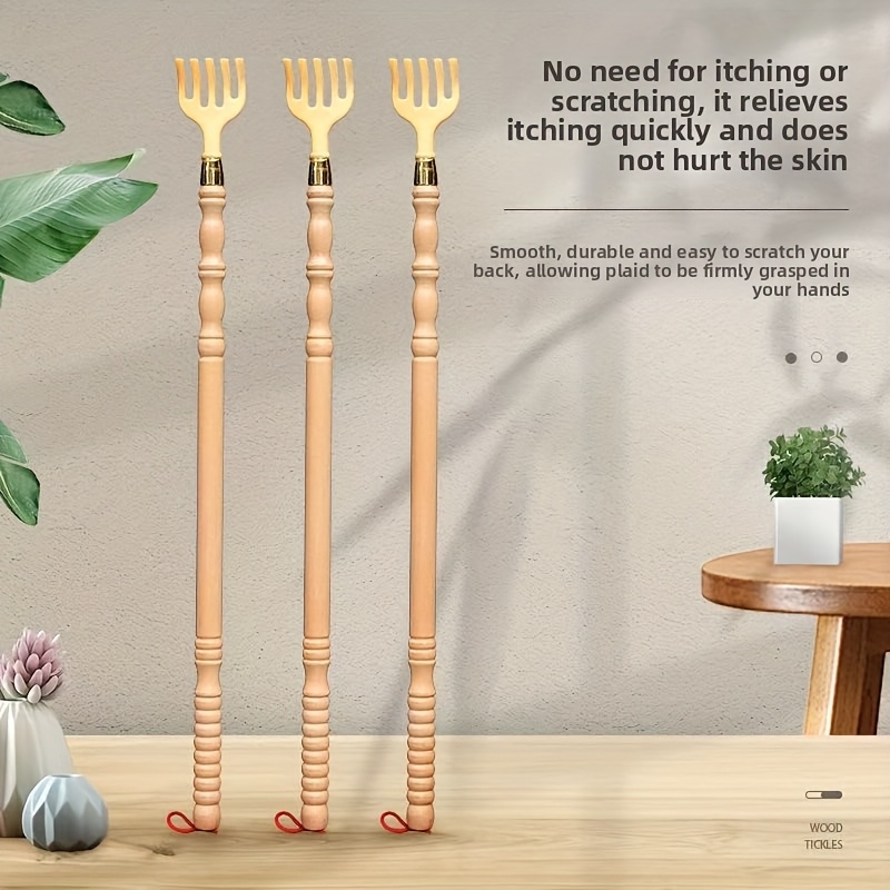 1/2/3pcs Back Scratcher Wooden - Gardening Tools Long Handle review and price