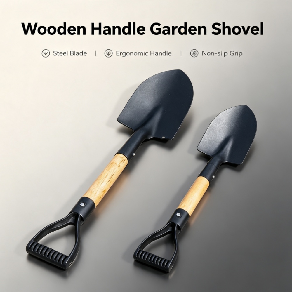 Natural Wood Handle Anti-Corro - Gardening Tools Spade review and price