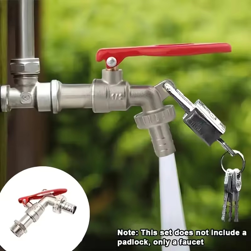 1Pc 1/2 Inch Zinc Alloy Faucet - Gardening Tools For Home review and price