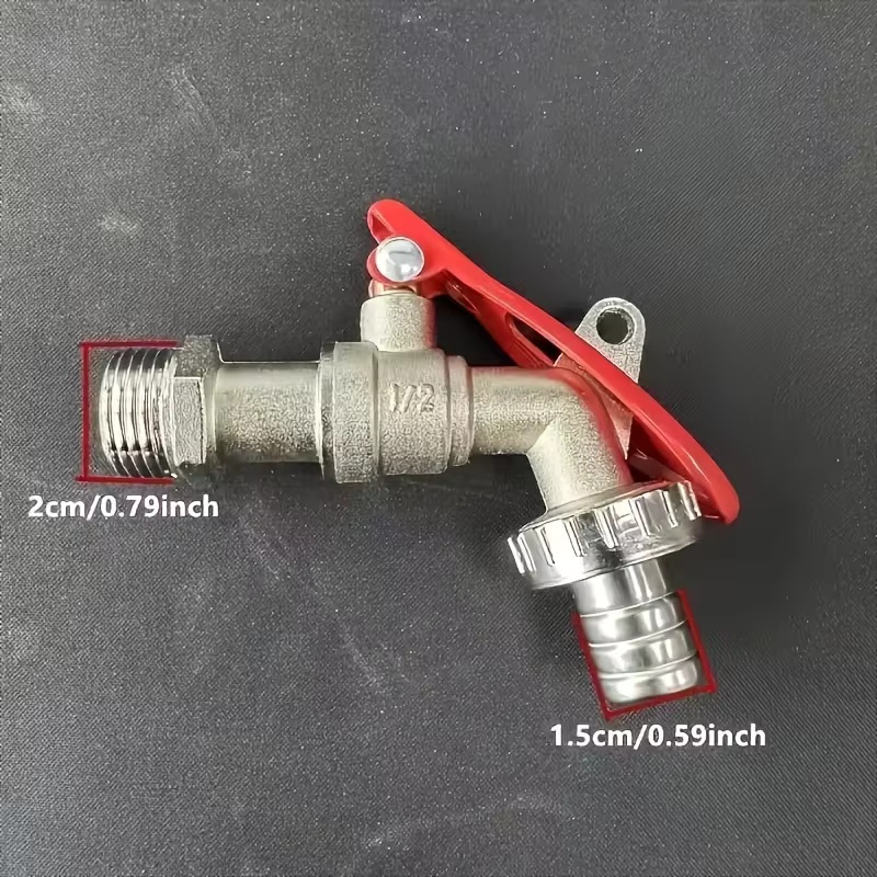 1Pc 1/2 Inch Zinc Alloy Faucet - Gardening Tools For Home review and price