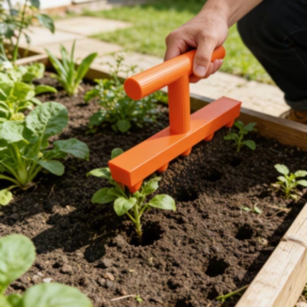 Plastic Soil Hole Drilling Too - Garden Row Marker review and price