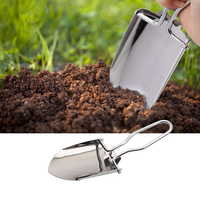 1/2pcs Stainless Steel Folding - Gardening Tools Spade review and price