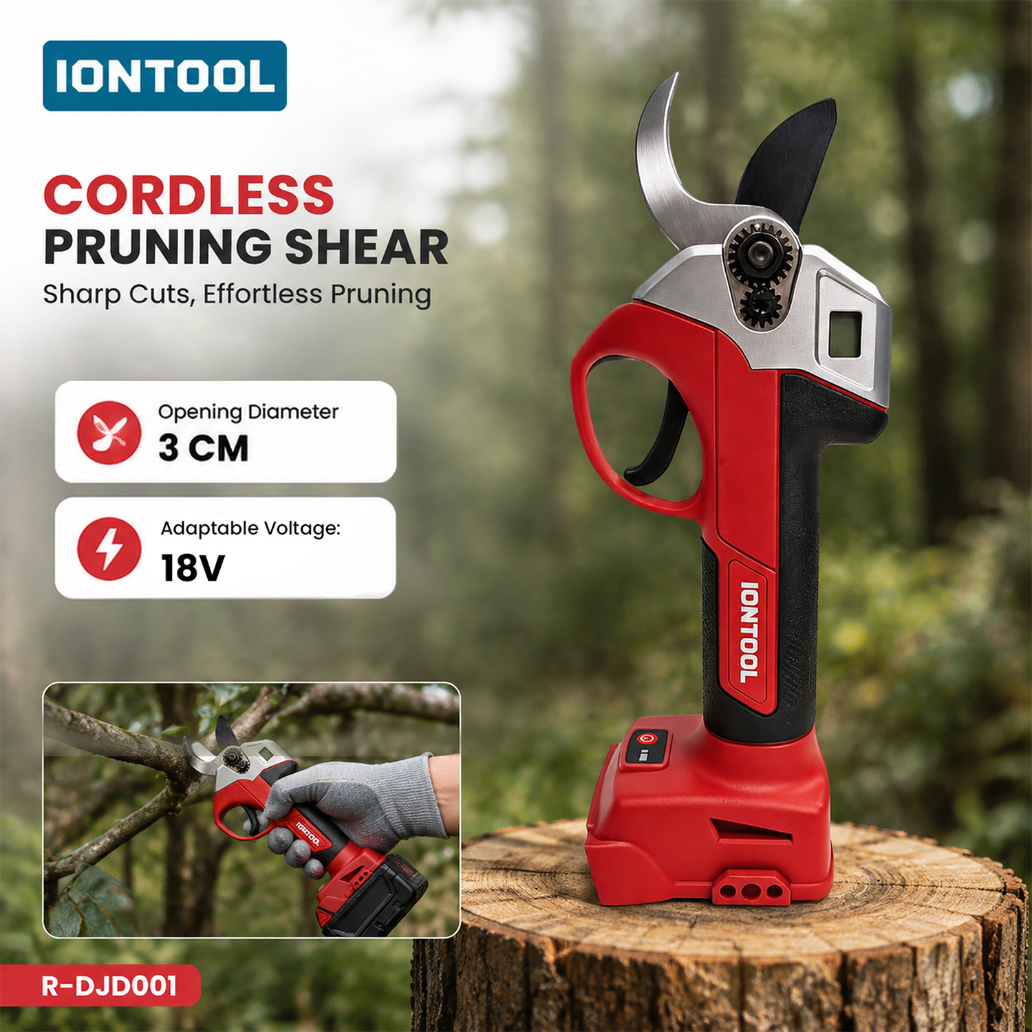 IONTOOL Red Cordless Pruning S - Gardening Tools Scissors review and price