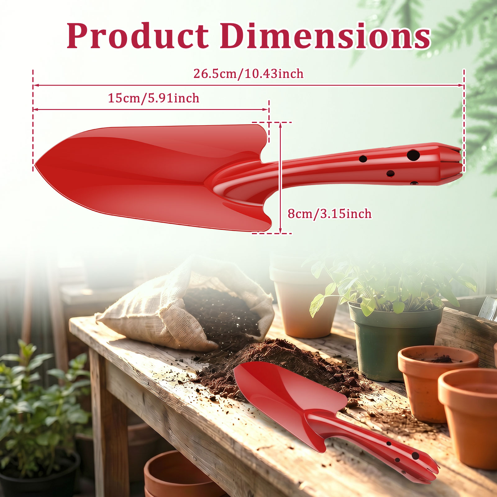 Garden Trowel Rust Resistant M - Gardening Tools Spade review and price