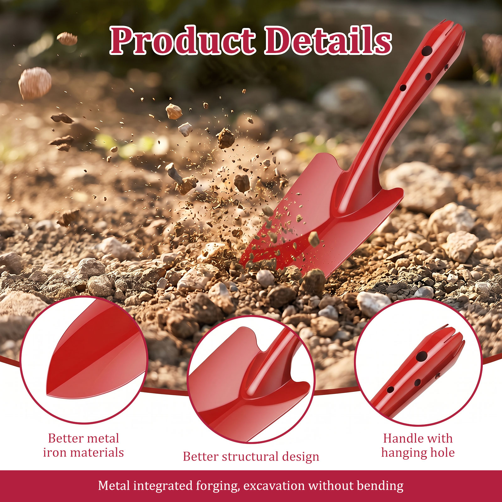 Garden Trowel Rust Resistant M - Gardening Tools Spade review and price