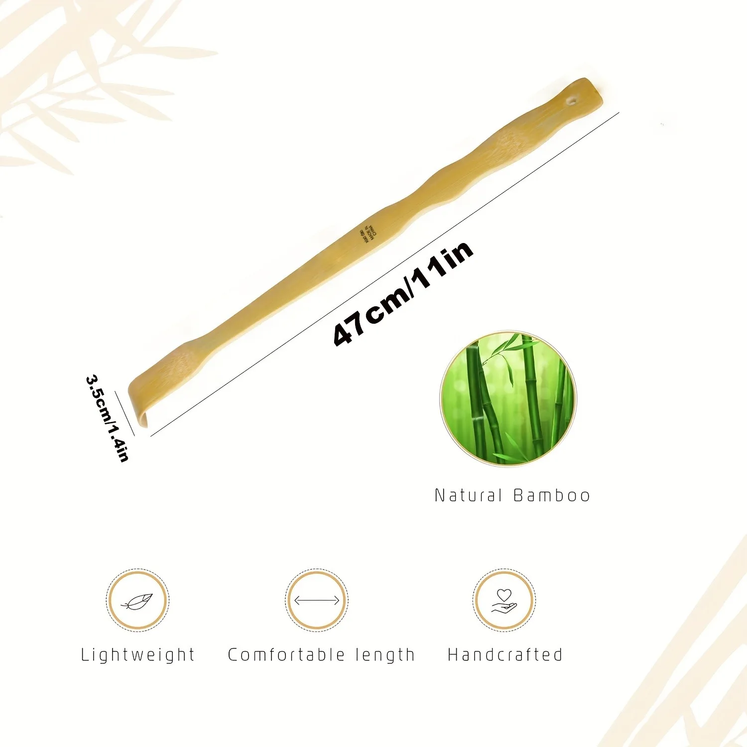 Bamboo Back Scratcher – Natura - Gardening Tools Long Handle review and price