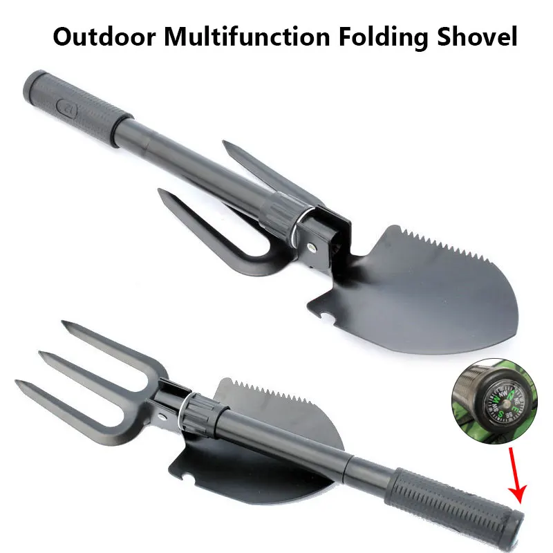 NEW Portable Multifunction Fol - Gardening Tools Spade review and price