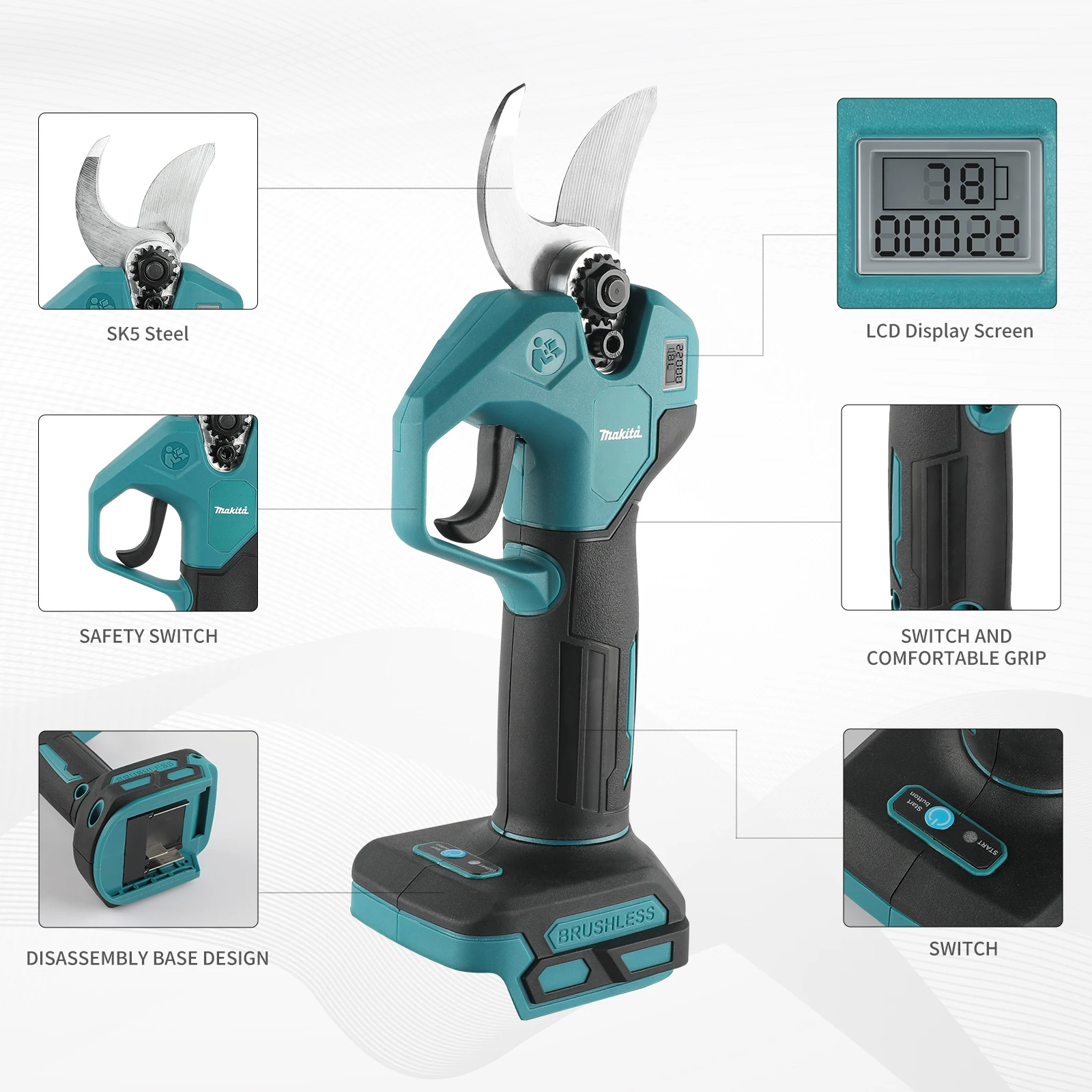 Makita MPP569 18V Cordless Pru - Gardening Tools Combo review and price