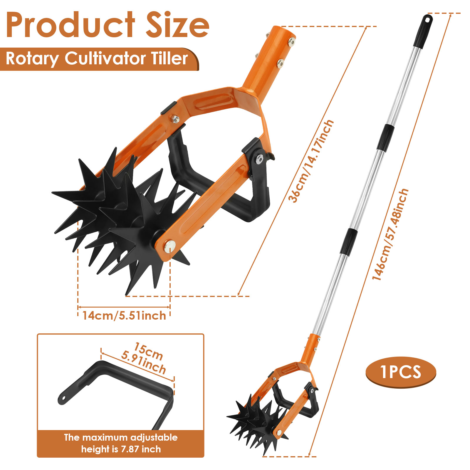 New 2-in-1Tiller Tool Stainles - Gardening Tools For Beginners review and price