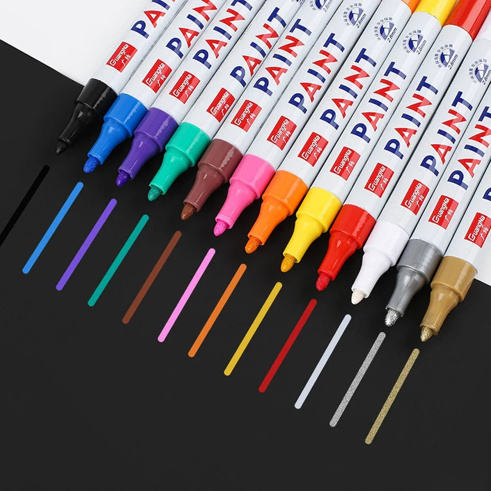 1-12Pcs White Permanent Paint  - Garden Row Marker review and price