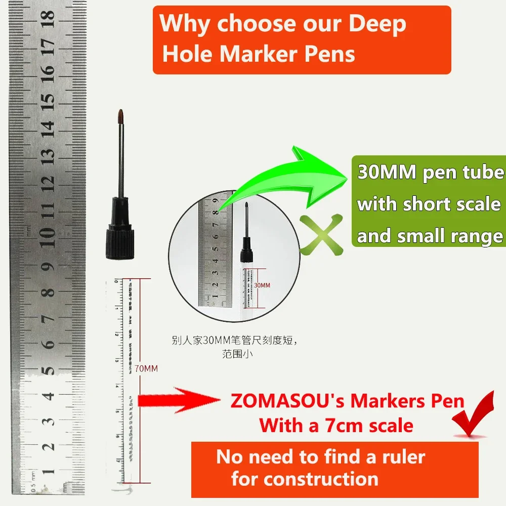 1-16Pcs 20+32mm Deep Hole Mark - Garden Row Marker review and price